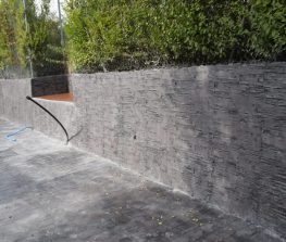beton amprentat vertical